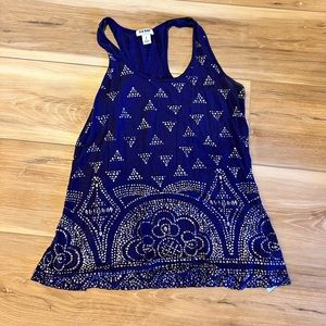 Old Navy Navy/White tank size Small